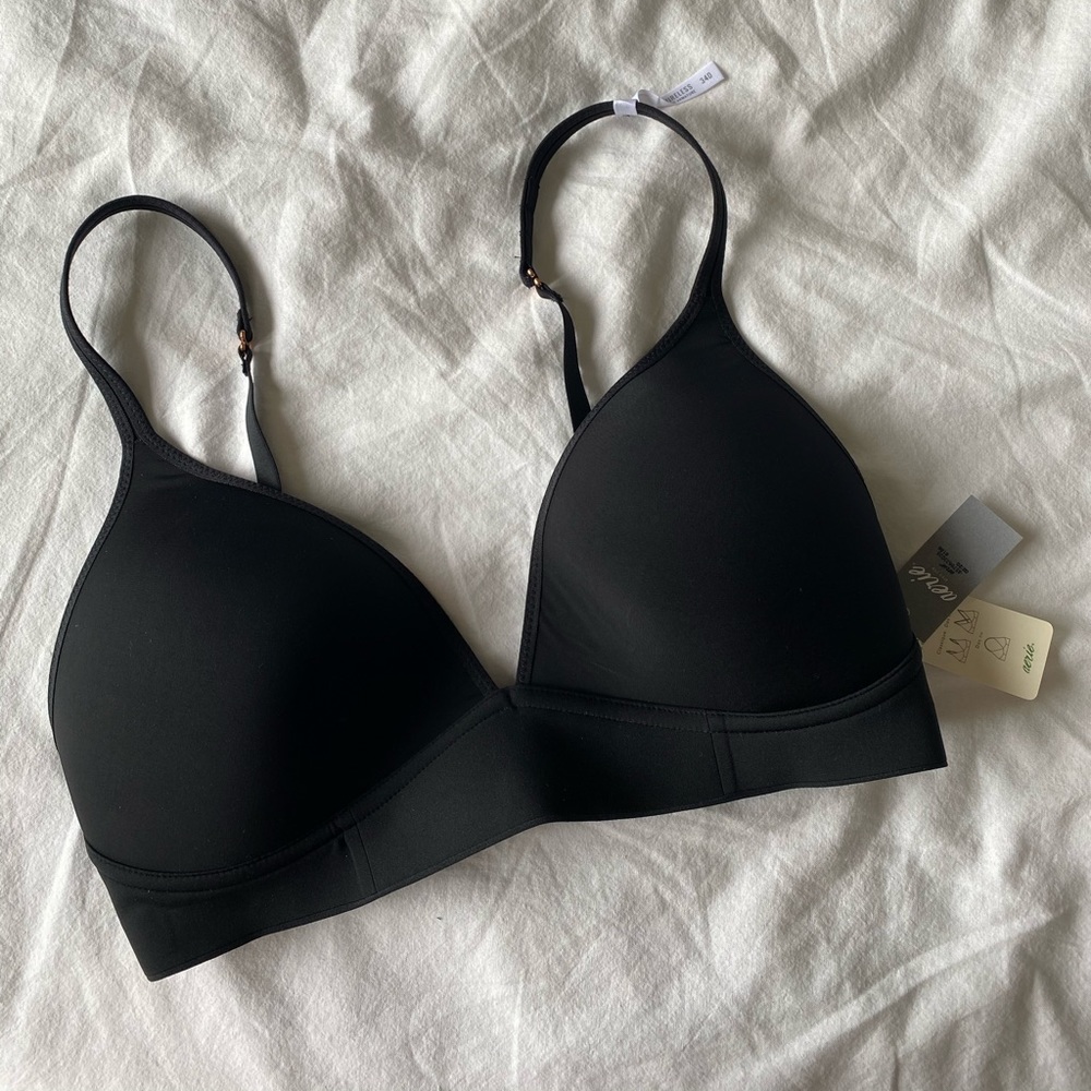NWT Black wireless bra from Aerie
